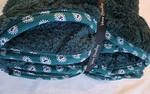Vera Bradley Jamboree Foulard Green Solid Throw Blanket 80 X50 New!. Fixed Price $70.00.