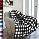 Plaid Blanket Soft Cozy Buffalo Checker Throw Microfiber Fleece For Sofa Couch. Fixed Price $28.99.