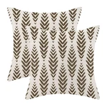 Betginy Brown Boho Pillow Covers 18 X Inch Pack Of 2, Bohemian Ethnic Herr.... Fixed Price $18.42.