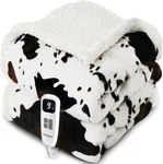 Blunique Cow Print Heated Throw Electric Blanket-heating Thro.... Fixed Price $40.37.