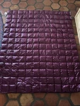 Blue Ridge Down Quilted Blanket Camping Packable Throw 60X70 Reversible Purple. Fixed Price $64.95.