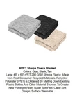 Rpet Sherpa Fleece Blanket Color Tan , Just One Throw. Fixed Price $15.00.