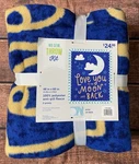 Anti-pill Fleece No Sew Throw Kit Love You To The Moon And Back 48 In X 60. Fixed Price $24.00.