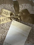 New Barefoot Dreams Heathered Stripe Camel/stone Cozychic Throw 45 X 60 Bnwt. Fixed Price $82.72.