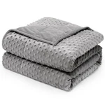 Wemore Minky Dot Weighted Blanket For Adults Twin Size 15 Lbs, Soft... Fast Ship. Fixed Price $54.99.
