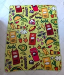 Taco Bell Fleece Blanket 45 X60 By Stunned Mind Hot Mild Fire Sauce Design. Fixed Price $26.99.