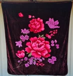Flowers Floral Roses Queen Size Blanket. Fixed Price $54.55.