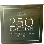 Jc Penney Twin Bed Sheet 250 Egyptian Cotton Flat. Fixed Price $12.25.