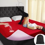 Love Waterproof Red Bed Blanket Queen Size 78'' X 82'' With Storage Bag For Coup. Fixed Price $33.16.