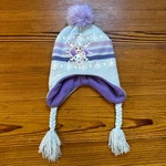 Disney Frozen Elsa Blue Purple Pom Fleece Hat Size Os. Fixed Price $14.54.
