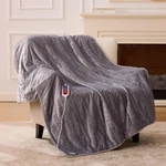 Heated Blanket Electric Throw 50X60 Soft Flannel Fleece Fast Heating Levels. Fixed Price $46.67.