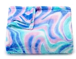 Nwt 5'X6' Pastel Marble Swirls Kohl's The Big One Oversized Plush Throw Blanket. Fixed Price $48.00.