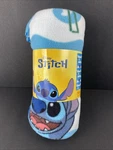 Disney Stitch Riding The Waves Fleece 40"X 50" Travel Throw Blanket New Oeko Tex. Fixed Price $16.95.