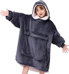Wearable Blanket Hoodie Kids, Oversized Sweatshirt With Sherpa Teen Girl. Fixed Price $146.93.