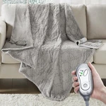 Hyde Lane Luxury Faux Fur Heated Throw Blanket 50X60 Soft Gray Mink And Reve. Fixed Price $42.86.