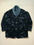 Vintage Denali Pile Fleece Feathers Reversible Shawl Collar Blanket Coat Sz. M. Fixed Price $49.99.