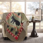 Virah Bella - Bear And Paw Lightweight Quilted Throw Blanket 50"X60". Fixed Price $34.95.