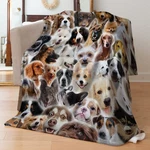 60X80 Twin Cute Dogs Pattern Fleece Throw Blanket, Fuzzy Soft Cozy, Women,. Fixed Price $49.99.