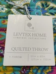 Levtex Home Mackenzie Quilted Throw -50X60. Fixed Price $50.00.