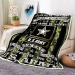 Army American Throw Blanket, Adult Boys Green Camo Flannel Cozy Fuzzy Plush. Fixed Price $40.98.