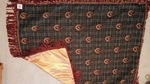 Bronze Monkey Brand Handcrafted Horseshoe Throw Blanket Fringe Southern Gold.... Fixed Price $150.00.