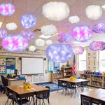 28.16 OUNCE/1.76 Lb Cotton Fake Cloud Fluffy Stuffing With Led Strings.... Fixed Price $41.00.