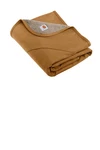 Carhartt Firm Duck Sherpa-lined Throw Blanket New 46 X60" Bedding Camp Outdoors. Fixed Price $89.95.