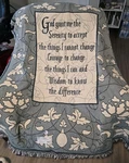 Pure Country Weavers Serenity Prayer Blanket Nwt Made In Usa Tapestry. Fixed Price $39.99.
