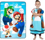 Franco Kids Mario Plush Blanket Super Soft 62X90 Bedding Throw. Fixed Price $49.36.