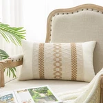 Lumbar Throw Pillow Covers 12 X 20 Inch 1PC For Farmhouse Living Room, Cotton.... Fixed Price $18.42.