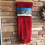 Columbia Red Plush Fleece Throw Blanket Nwt. Fixed Price $39.00.