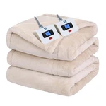 Sealy Electric Blanket King Size, Flannel Heated WITH10 Heating Level.... Fixed Price $193.78.