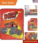 Lightweight Blaze Fleece Throw Blanket - Perfect For Kids And Travel, 46" X 60". Fixed Price $47.98.