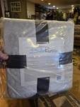 Bella Russo Silk Touch Throw / Blanket Gray 50" X 60" 100% Polyester. Fixed Price $19.95.