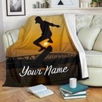 Skater Custom Name Blanket Throw Fleece Cozy Couch Sofa Plush Bedding Gift. Fixed Price $44.99.