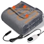 12V Heated Car Blanket Flannel Gentle Soft With 3 Time 9 Heating Settings Por.... Fixed Price $52.39.