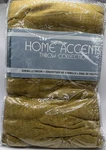 Chenille Throw Blanket 40 X 60 Gold New With Tags Comfy Cozy Soft. Fixed Price $26.99.