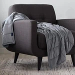 New Ella Jayne Reversible Anti-anxiety Weighted Blanket 12 Lbs Gray. Fixed Price $39.99.