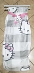 Sanrio Hello Kitty Gray & White Gingham 50 X 70 Inch Plush Throw Blanket. Fixed Price $40.00.