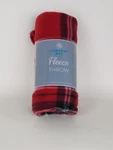 Comfort Bay Red Plaid Fleece Blanket Soft Warm Great Gift 50X60. Fixed Price $5.79.