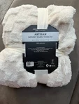 New With Tags Life Comfort Artisan Mixed Yarn Throw 60IN 70IN White. Fixed Price $24.99.
