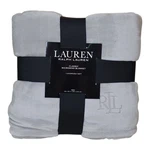 Lauren Ralph Classic Micromink Twin Blanket Luxuriously Soft Plush Gray. Fixed Price $48.46.