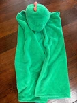 Pillowfort Rex Dinosaur Blanket Plush Hooded Hand Pocket Green Warm Soft 40X50. Fixed Price $22.50.