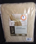 Sleep Philosophy Luxury Heated Knitted Throw 50 60 Creme New Soloft. Fixed Price $50.00.