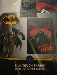 Dc Batman Silk Touch Throw / Sherpa Back 60" X 80" .. Fixed Price $36.49.