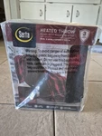 New Serta & Black Checkered Heated Throw Plush With Sherpa Reverse. Fixed Price $45.00.