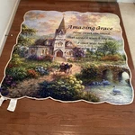 Regal Comfort Amazing Grace Quilted Throw Wavy Edge 50X60 Polyester Multicolor. Fixed Price $32.95.