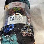 Marvel The Big One Oversized Plush Throw Blanket Retro Comic 6'X5'. Fixed Price $22.95.