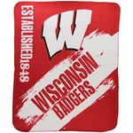 Collegiate School Logo Fleece Blanket (wisconsin Badgers, 50" X 60"). Fixed Price $26.95.