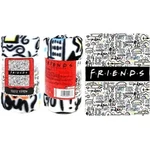 Friends Tv Show Fleece Throw Blanket Soft Cozy Plush Nyc Design 45X60 Inches. Fixed Price $25.89.